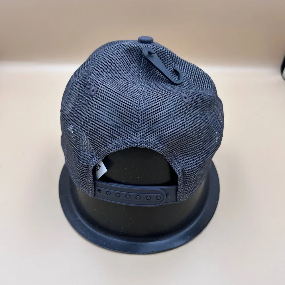 Carhartt Force Mens Navy Blue Carlisle Mesh Back Trucker Hat Snapback 103056 029